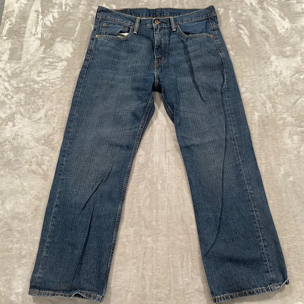 Levis 569 Jeans Mens 32x30 Blue Baggy Loose Straight Skater Y2K Denim